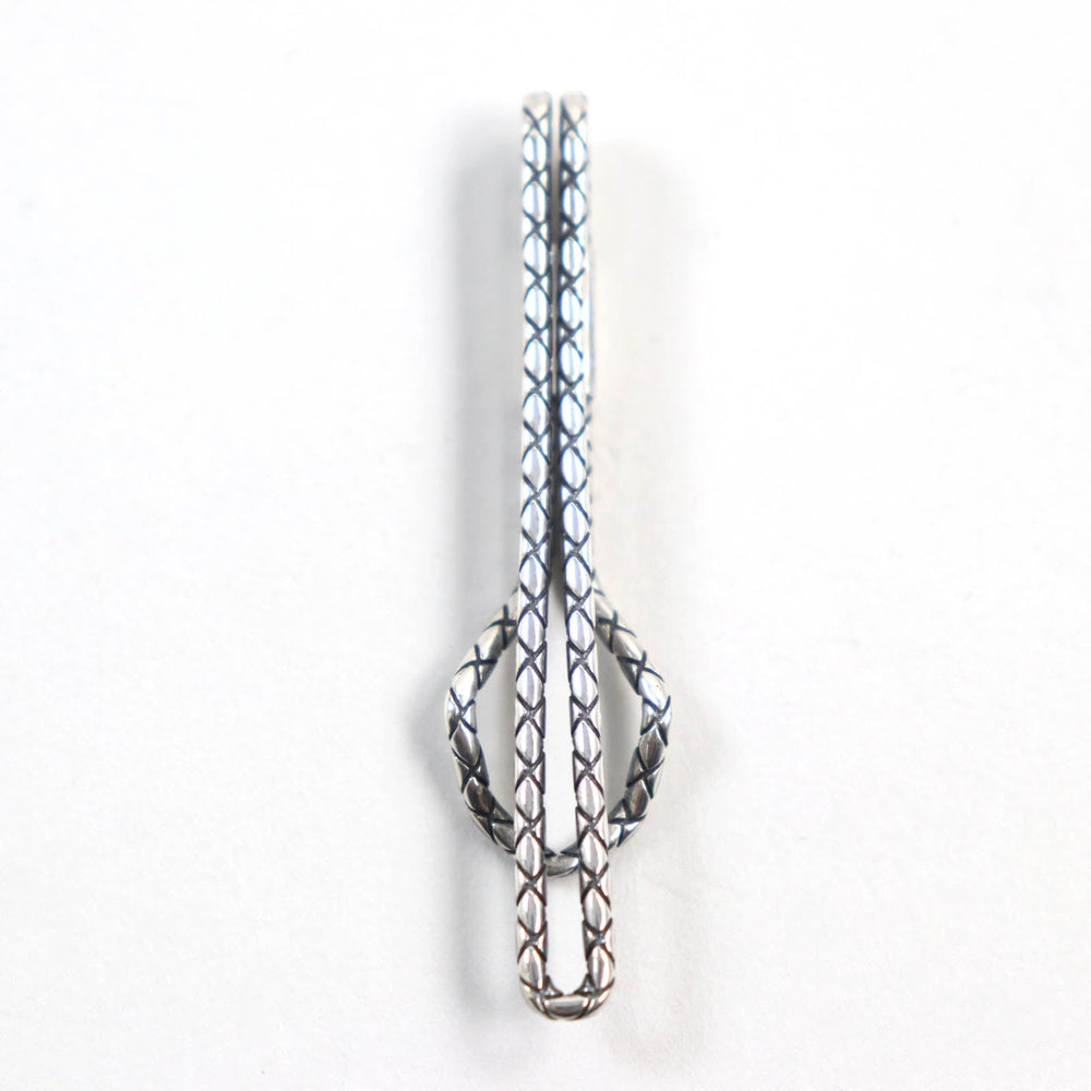 BOTTEGAVENETA Tie pin Main�FAG925 Silver mens Used Authentic