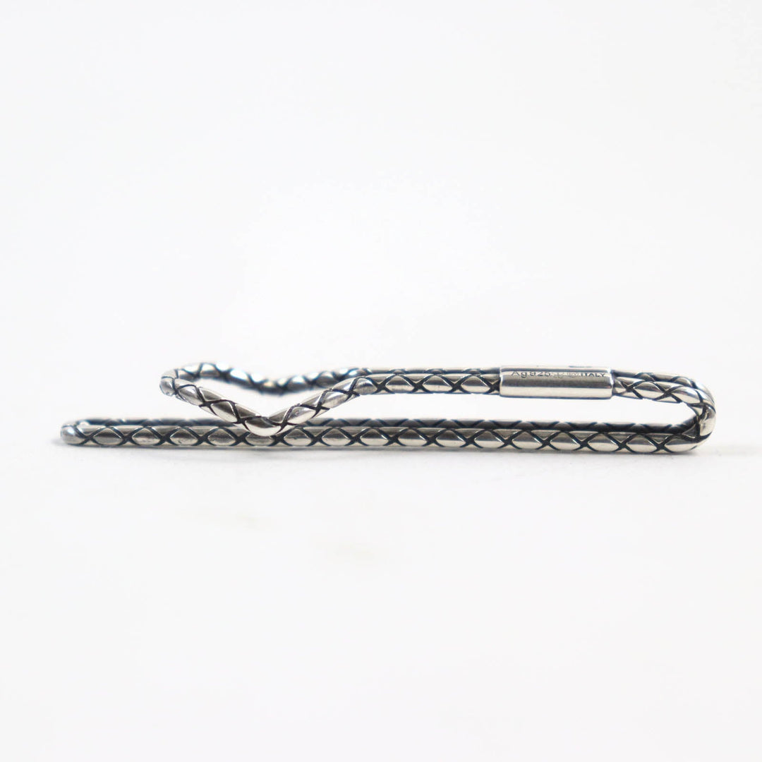 BOTTEGAVENETA Tie pin Main�FAG925 Silver mens Used Authentic