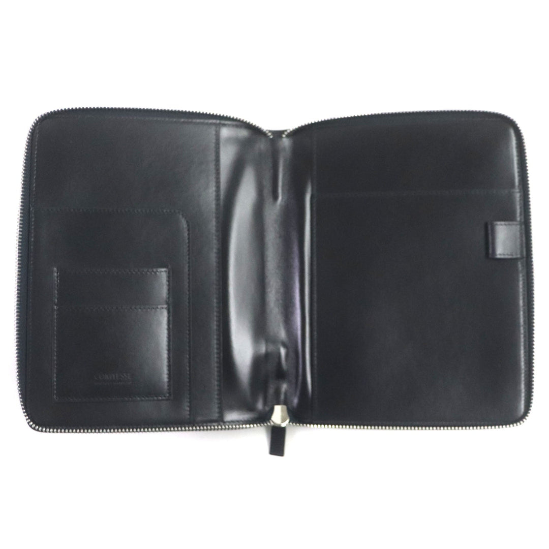 COMTESSE Notebook cover horsehair leather Navy mens(Unisex) Used Authentic