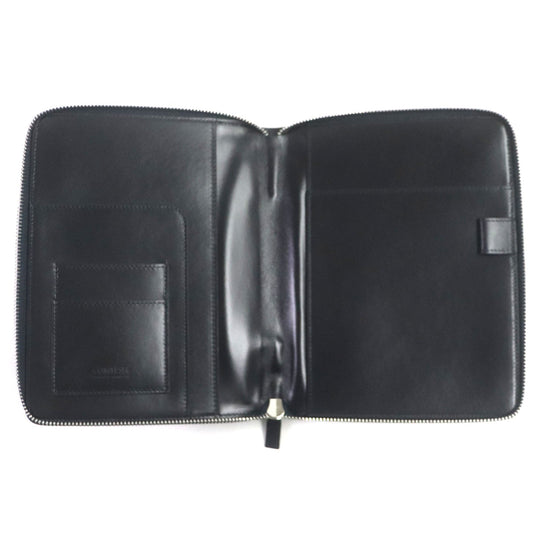 COMTESSE Notebook cover horsehair leather Navy mens(Unisex) Used Authentic