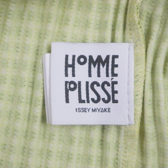 HOMME PLISSE ISSEY MIYAKE setup HP03JD240 HP03JF241 Outer: 100% polyester, Lining: 100% polyester yellow-green mens 1 Used Authentic