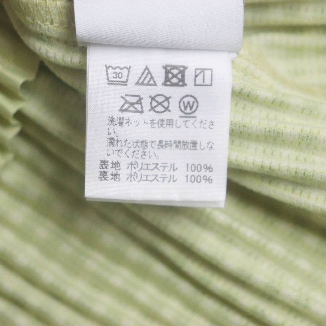 HOMME PLISSE ISSEY MIYAKE setup HP03JD240 HP03JF241 Outer: 100% polyester, Lining: 100% polyester yellow-green mens 1 Used Authentic