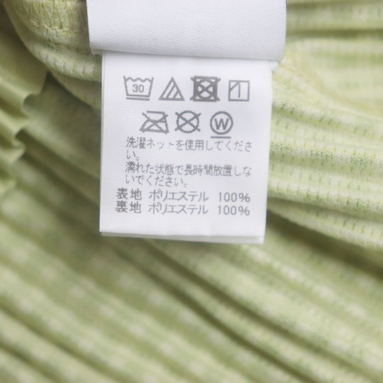 HOMME PLISSE ISSEY MIYAKE setup HP03JD240 HP03JF241 Outer: 100% polyester, Lining: 100% polyester yellow-green mens 1 Used Authentic