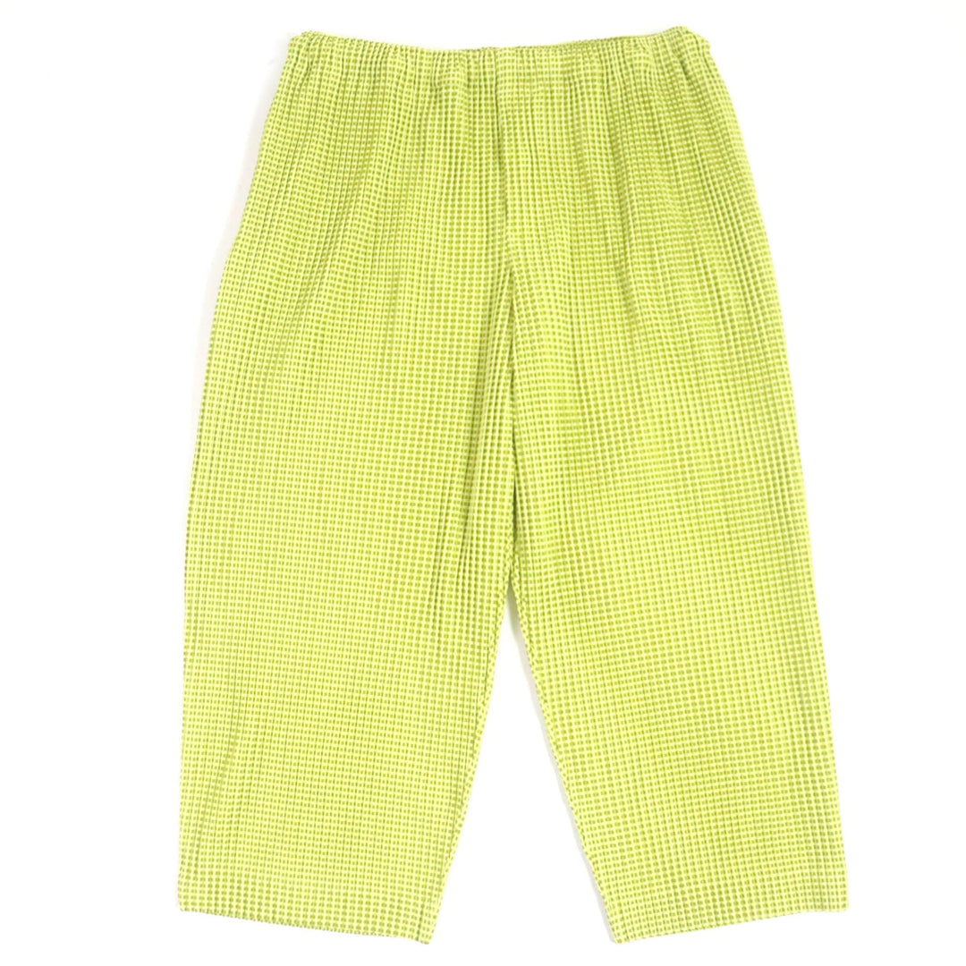 HOMME PLISSE ISSEY MIYAKE setup HP03JD240 HP03JF241 Outer: 100% polyester, Lining: 100% polyester yellow-green mens 1 Used Authentic
