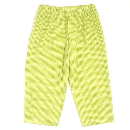 HOMME PLISSE ISSEY MIYAKE setup HP03JD240 HP03JF241 Outer: 100% polyester, Lining: 100% polyester yellow-green mens 1 Used Authentic