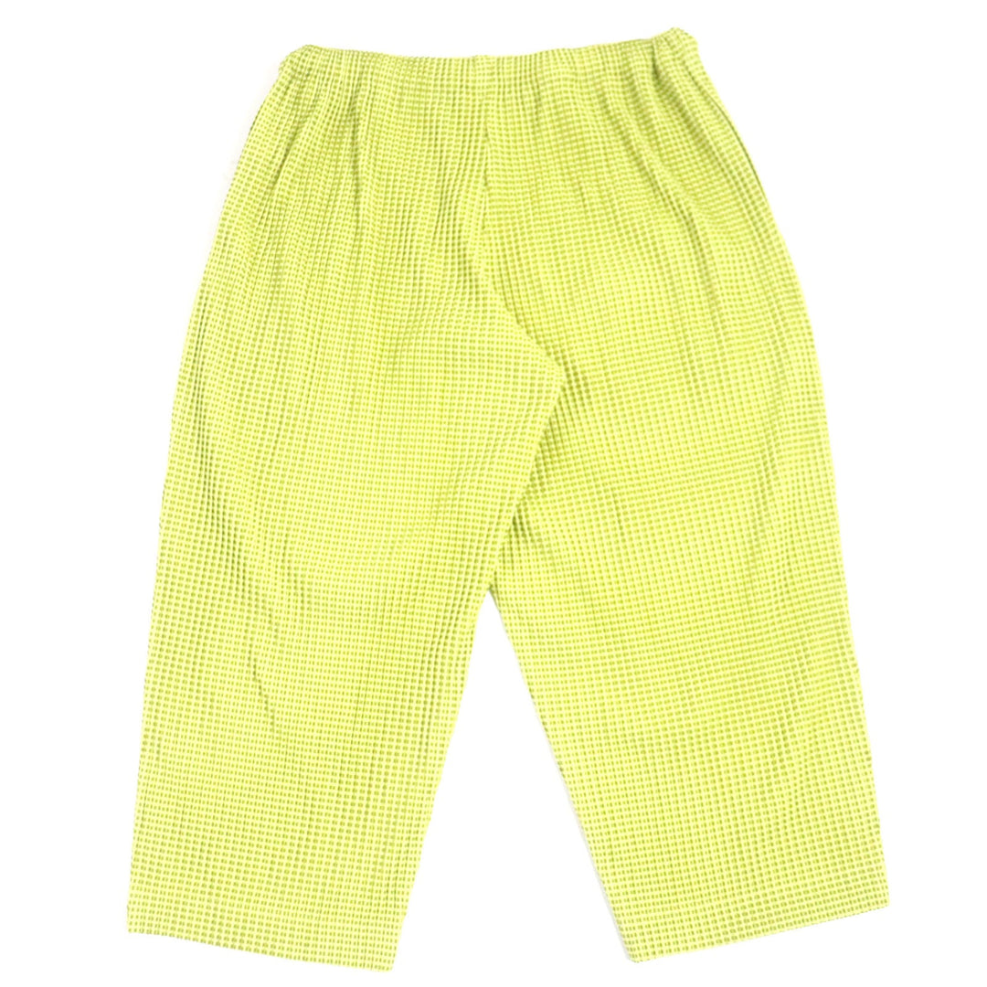 HOMME PLISSE ISSEY MIYAKE setup HP03JD240 HP03JF241 Outer: 100% polyester, Lining: 100% polyester yellow-green mens 1 Used Authentic