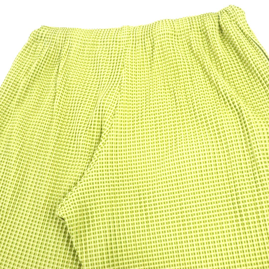 HOMME PLISSE ISSEY MIYAKE setup HP03JD240 HP03JF241 Outer: 100% polyester, Lining: 100% polyester yellow-green mens 1 Used Authentic