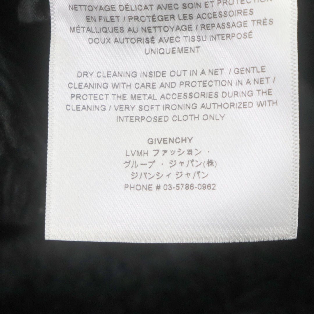 GIVENCHY coat BM00Z113YT Outer: 100% polyester, Lining: 100% polyester black mens 46 Used Authentic