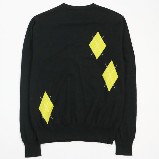 HERMES cardigan Main: 60% cashmere, Main: 40% cotton Dark green mens S Used Authentic