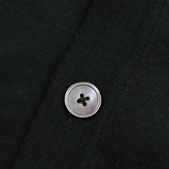 HERMES cardigan Main: 60% cashmere, Main: 40% cotton Dark green mens S Used Authentic