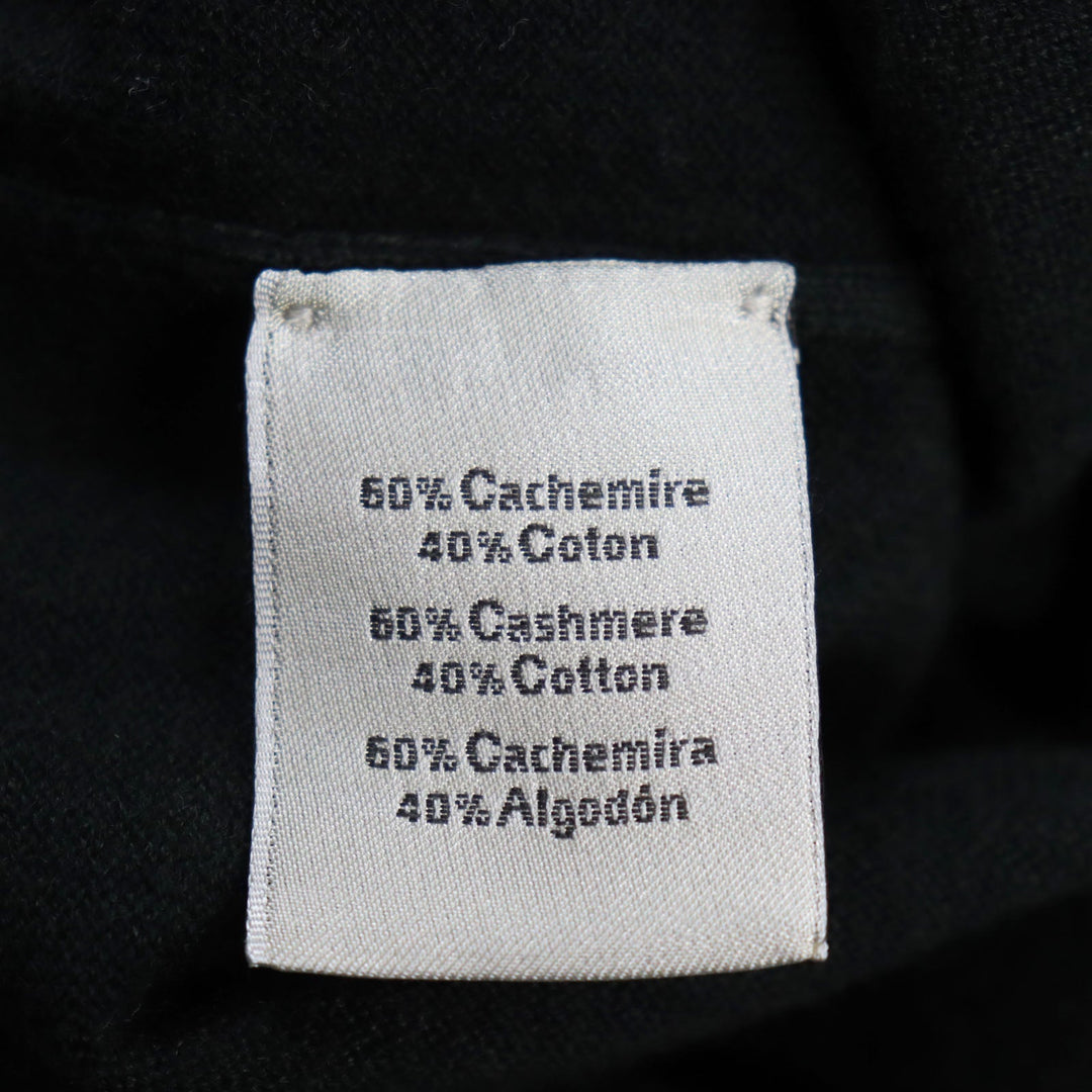HERMES cardigan Main: 60% cashmere, Main: 40% cotton Dark green mens S Used Authentic
