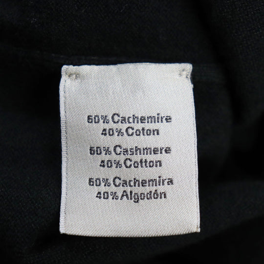 HERMES cardigan Main: 60% cashmere, Main: 40% cotton Dark green mens S Used Authentic