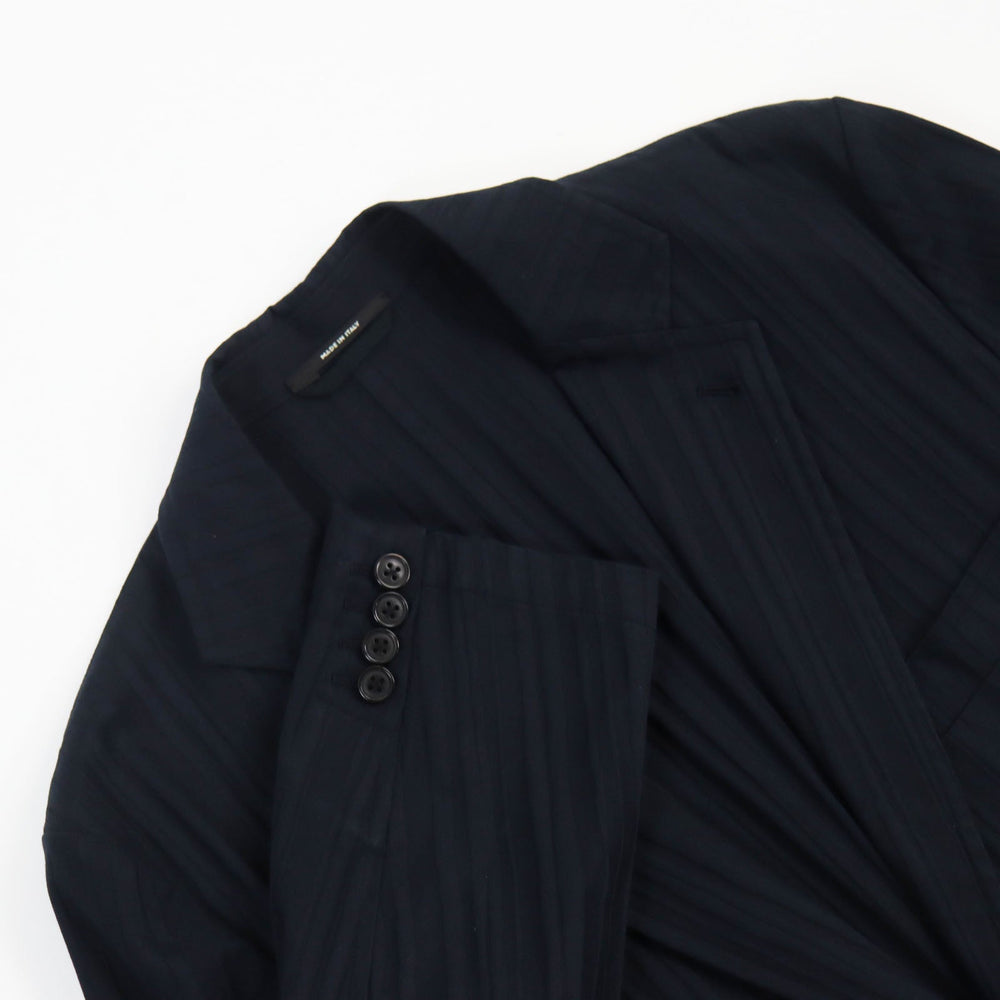 HERMES tailored jacket Main: 97% cotton, Main: 3% polyurethane black mens 46 Used Authentic
