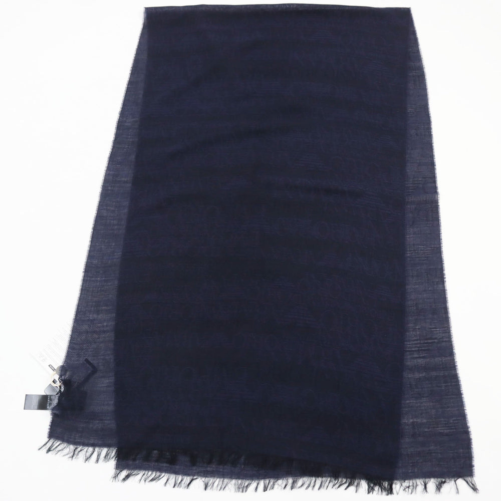 EMPORIO ARMANI Stall Main: 65% wool, Main: 35% rayon Dark navy mens Used Authentic