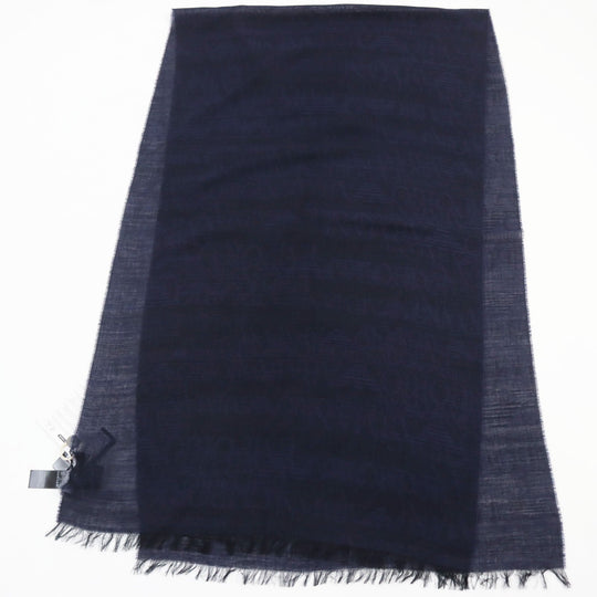 EMPORIO ARMANI Stall Main: 65% wool, Main: 35% rayon Dark navy mens Used Authentic