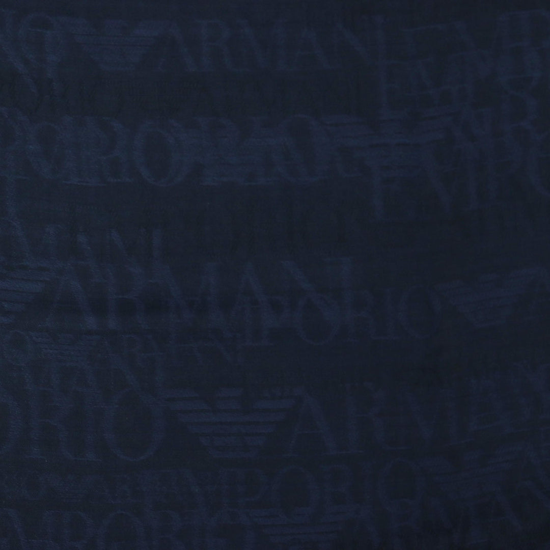 EMPORIO ARMANI Stall Main: 65% wool, Main: 35% rayon Dark navy mens Used Authentic