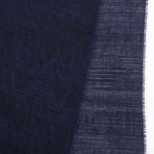 EMPORIO ARMANI Stall Main: 65% wool, Main: 35% rayon Dark navy mens Used Authentic