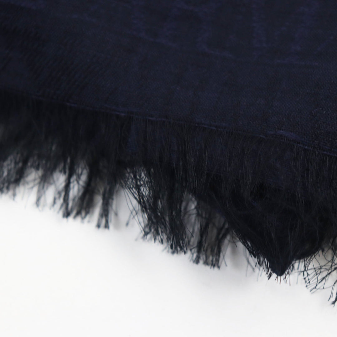 EMPORIO ARMANI Stall Main: 65% wool, Main: 35% rayon Dark navy mens Used Authentic