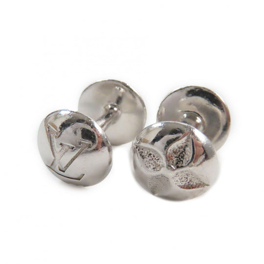 LOUIS VUITTON cuffs M30976 Main�FSV925 Silver Boutong de Manchette mens Used Authentic