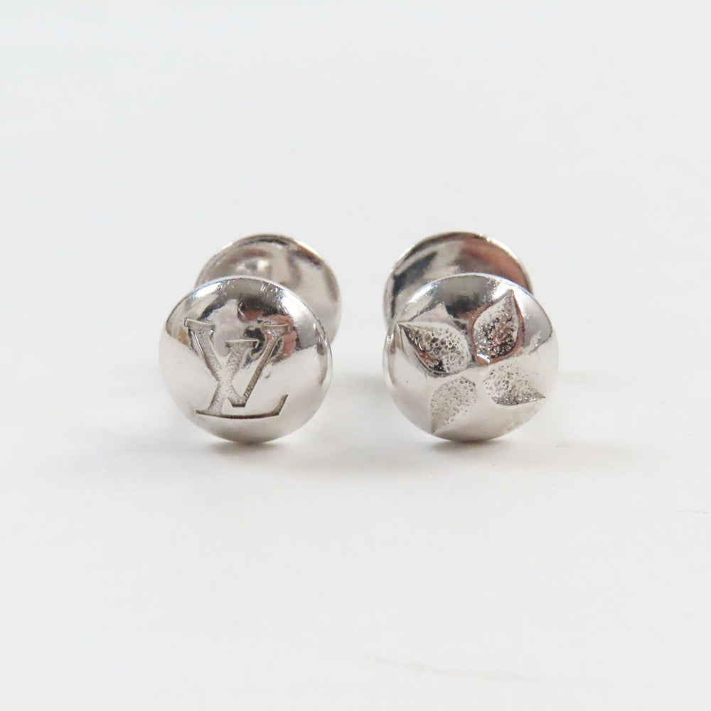 LOUIS VUITTON cuffs M30976 Main�FSV925 Silver Boutong de Manchette mens Used Authentic