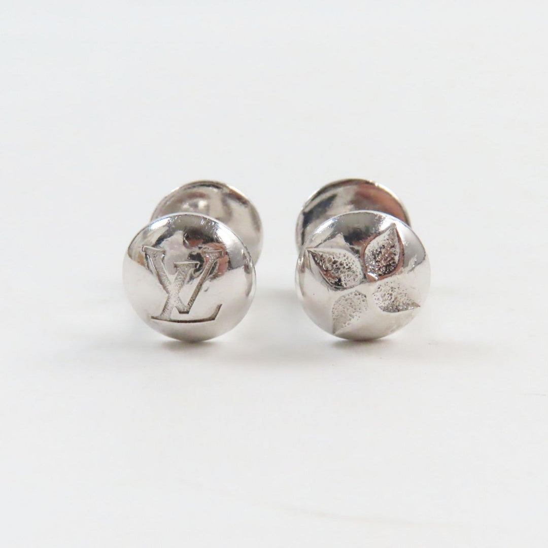LOUIS VUITTON cuffs M30976 Main�FSV925 Silver Boutong de Manchette mens Used Authentic
