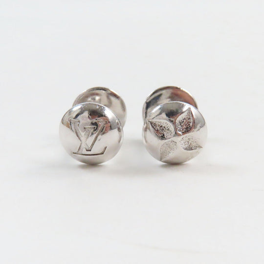 LOUIS VUITTON cuffs M30976 Main�FSV925 Silver Boutong de Manchette mens Used Authentic