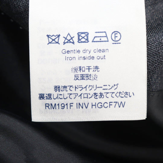 LOUIS VUITTON suit HGCF7W Outer: 78% wool, Outer: 22% silk, Lining: 58% cupra, Lining: 24% rayon, Lining: 18% polyester gray mens 50 Used Authentic