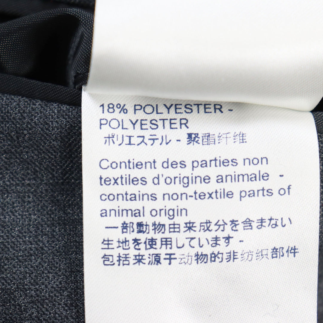 LOUIS VUITTON suit HGCF7W Outer: 78% wool, Outer: 22% silk, Lining: 58% cupra, Lining: 24% rayon, Lining: 18% polyester gray mens 50 Used Authentic