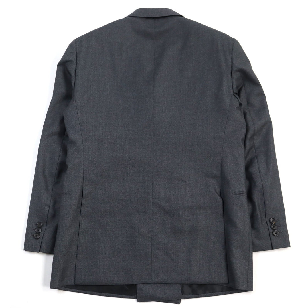 LOUIS VUITTON suit HGCF7W Outer: 78% wool, Outer: 22% silk, Lining: 58% cupra, Lining: 24% rayon, Lining: 18% polyester gray mens 50 Used Authentic