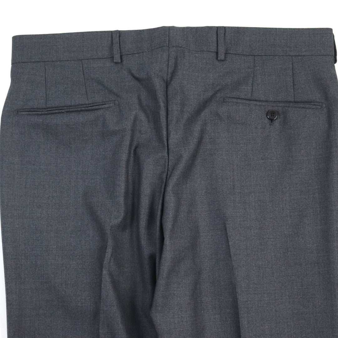 LOUIS VUITTON suit HGCF7W Outer: 78% wool, Outer: 22% silk, Lining: 58% cupra, Lining: 24% rayon, Lining: 18% polyester gray mens 50 Used Authentic