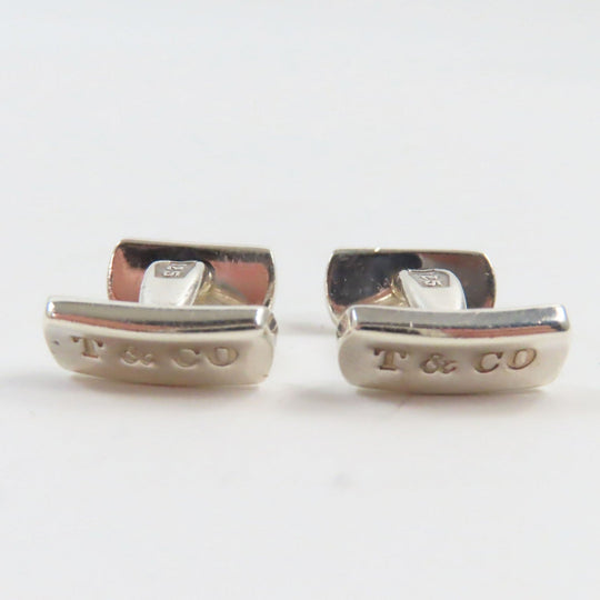 TIFFANY&Co. cuffs Main: SV925 Silver 1837 mens Used Authentic