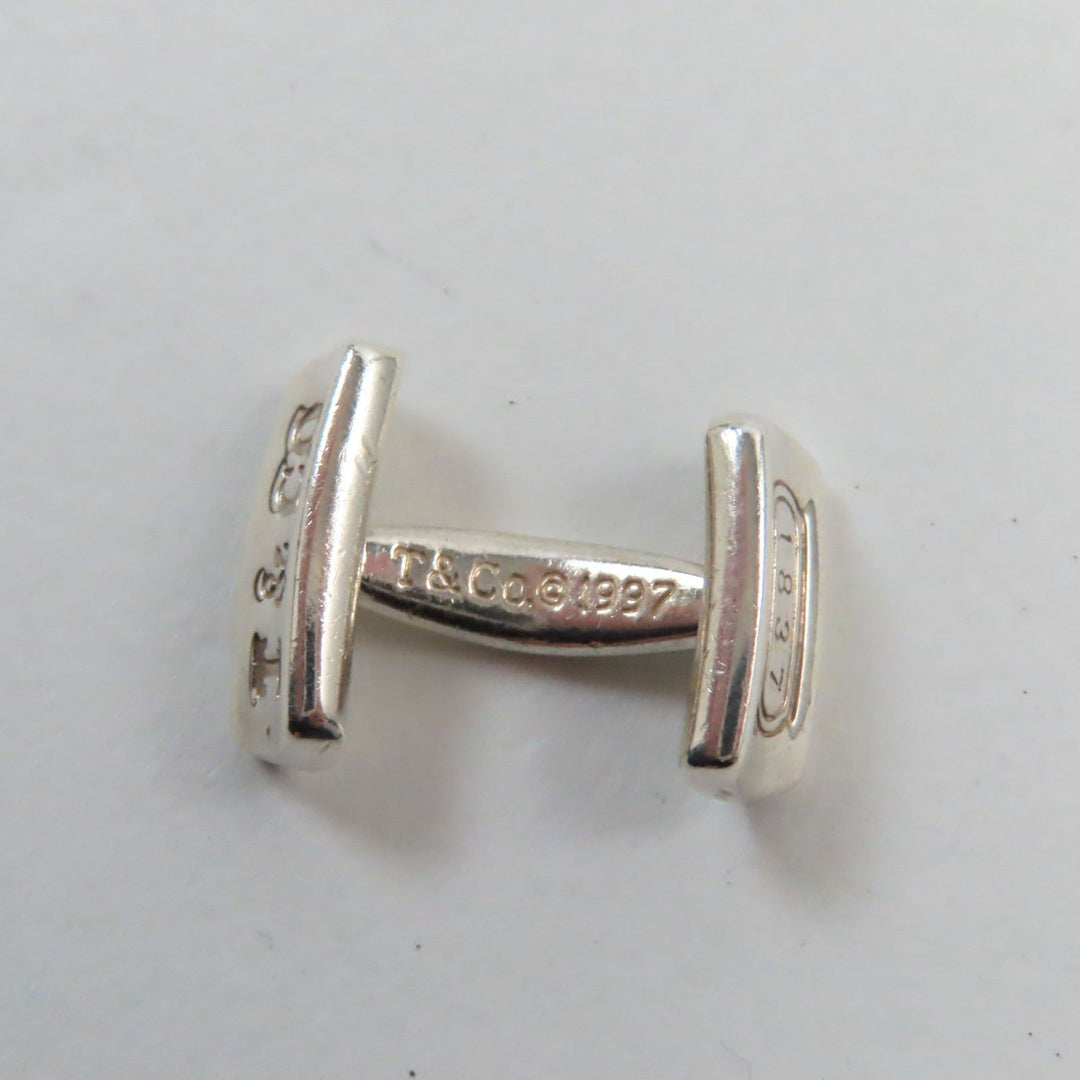 TIFFANY&Co. cuffs Main: SV925 Silver 1837 mens Used Authentic