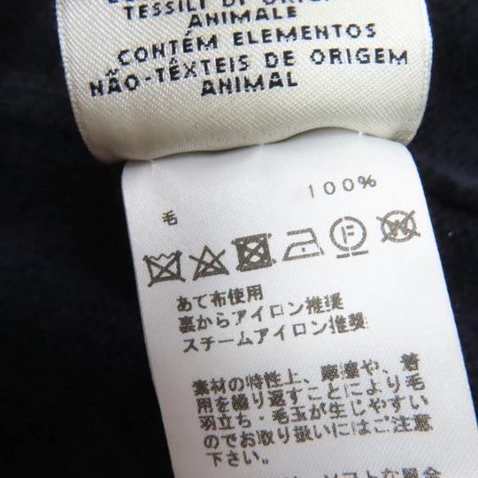 HERMES cardigan Main: 100% wool Navy Women 34 Used Authentic