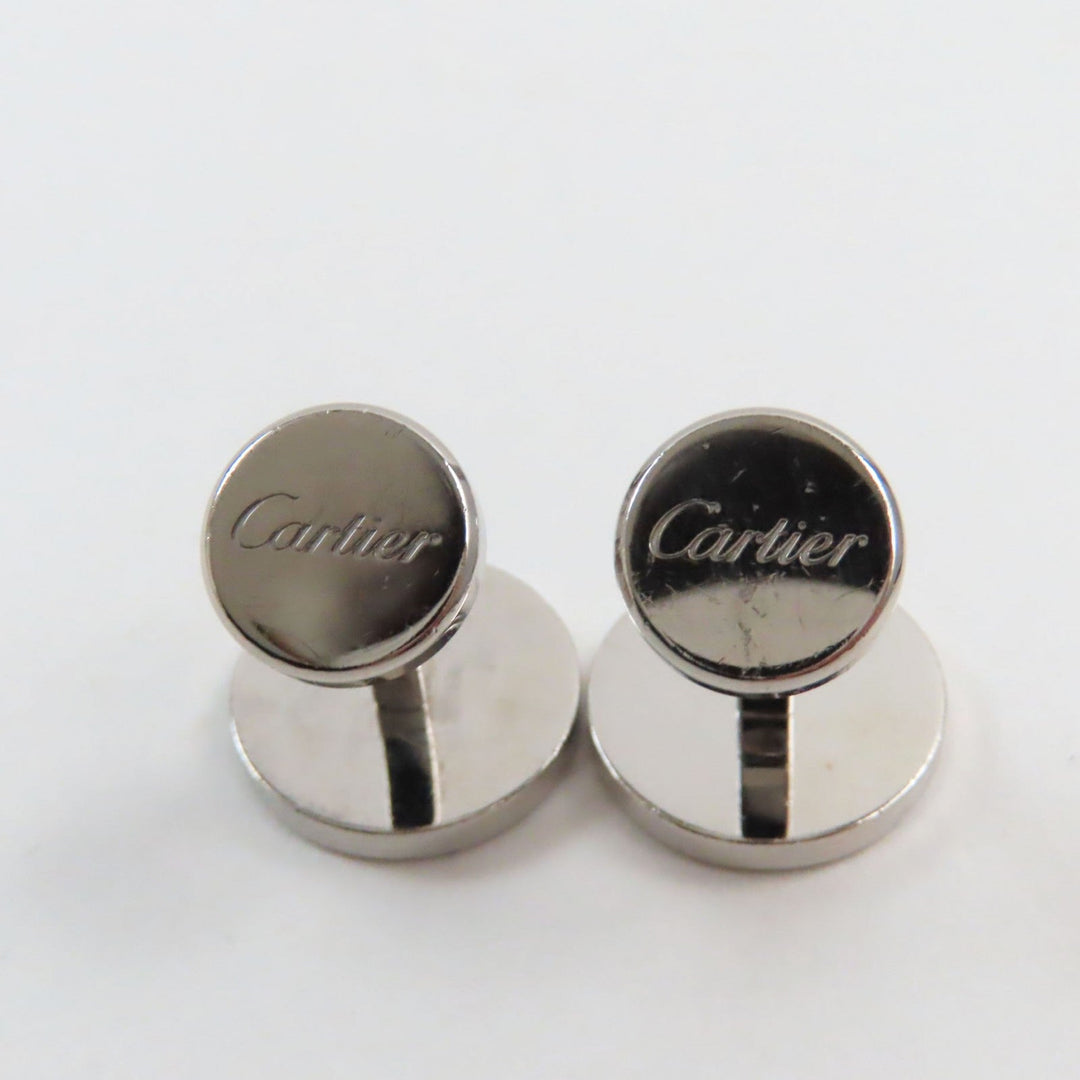 CARTIER cuffs Main�FAG925 Silver mens Used Authentic