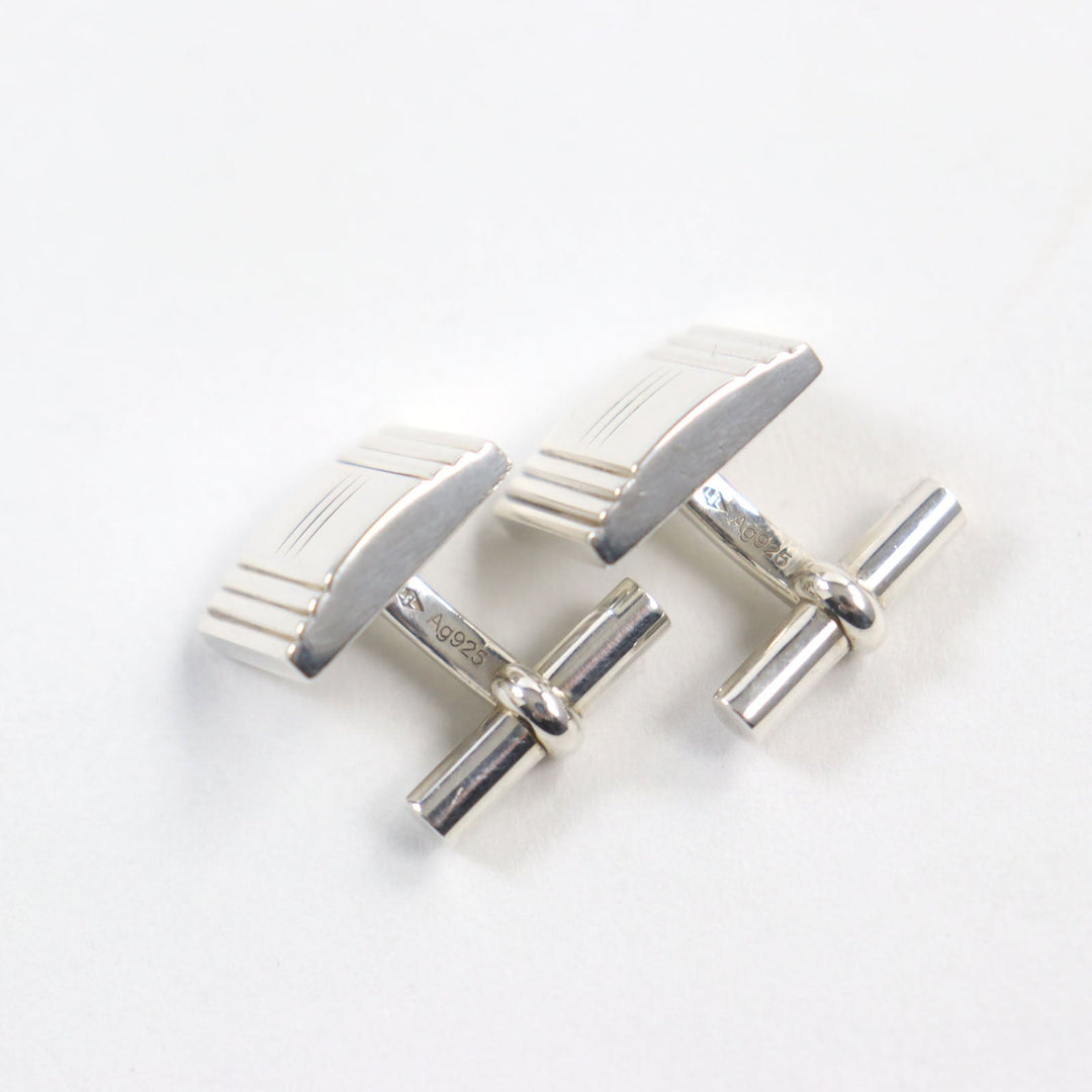 HERMES cuffs Main�FAG925 Silver mens Used Authentic