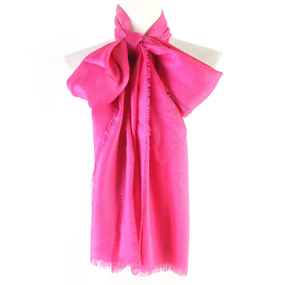 LOEWE Stall Main: 56% wool, Main: 34% silk, Main: 10% cashmere shocking pink Women Used Authentic