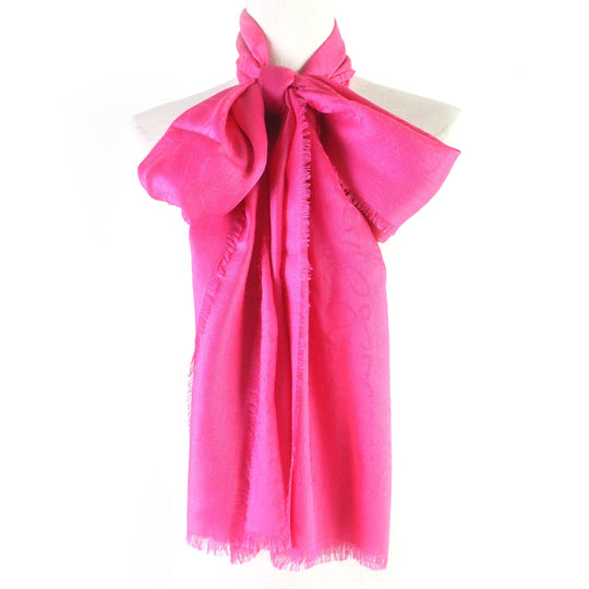 LOEWE Stall Main: 56% wool, Main: 34% silk, Main: 10% cashmere shocking pink Women Used Authentic