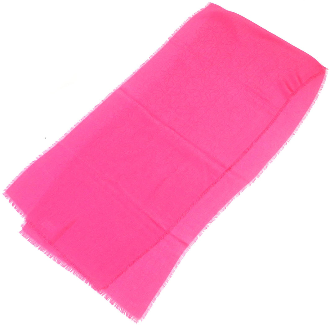 LOEWE Stall Main: 56% wool, Main: 34% silk, Main: 10% cashmere shocking pink Women Used Authentic