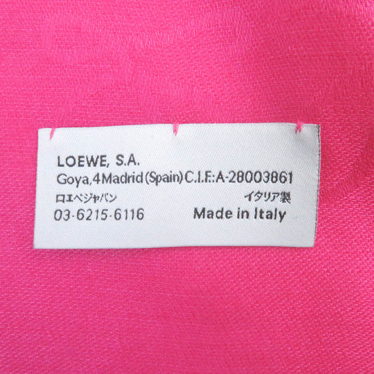 LOEWE Stall Main: 56% wool, Main: 34% silk, Main: 10% cashmere shocking pink Women Used Authentic