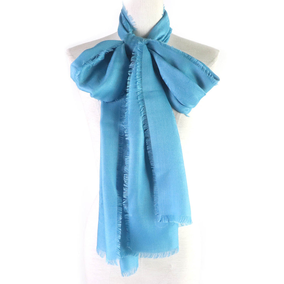 LOEWE Stall Main: 56% wool, Main: 34% silk, Main: 10% cashmere Light blue Women Used Authentic