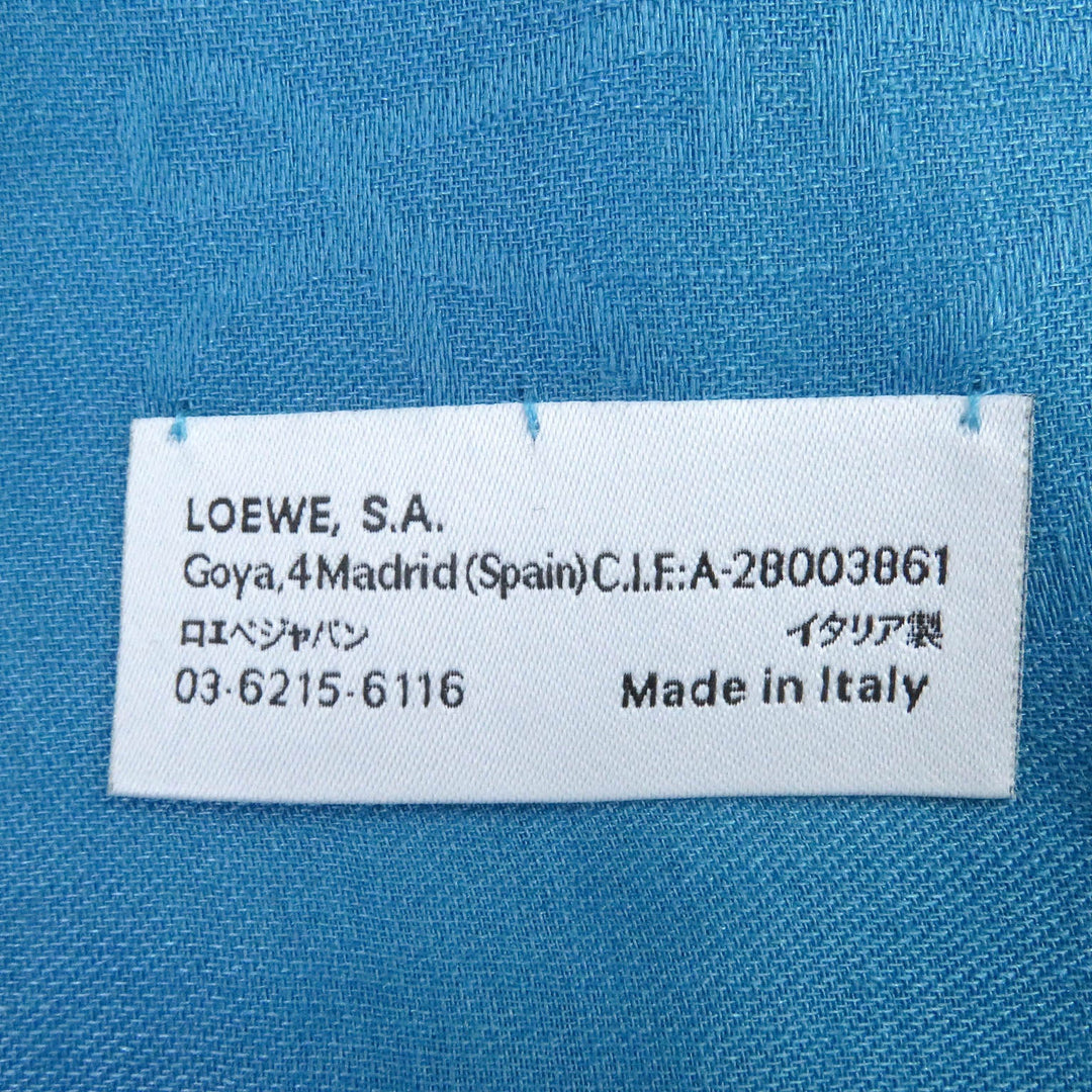 LOEWE Stall Main: 56% wool, Main: 34% silk, Main: 10% cashmere Light blue Women Used Authentic