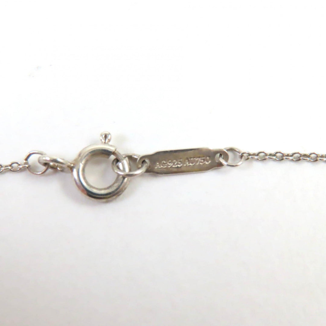 TIFFANY&Co. Necklace Main: AG925, Part: AU750 Silver Yellow Gold Pink Gold Women Used Authentic