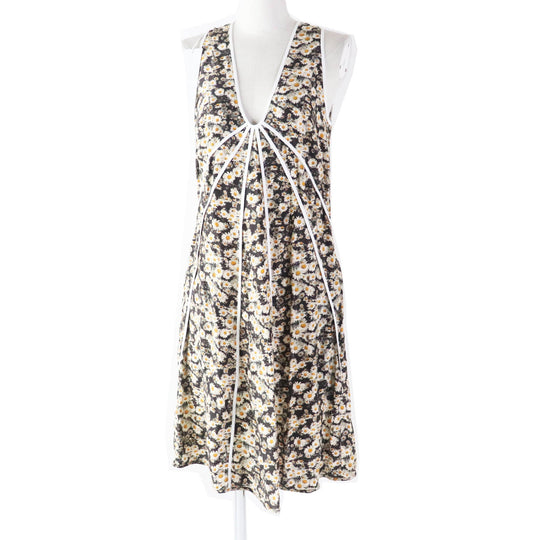 Stella McCartney one piece Outer: 100% silk, Part: 100% cotton Multi Women 38 Used Authentic