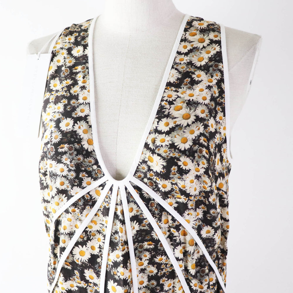 Stella McCartney one piece Outer: 100% silk, Part: 100% cotton Multi Women 38 Used Authentic