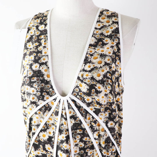Stella McCartney one piece Outer: 100% silk, Part: 100% cotton Multi Women 38 Used Authentic