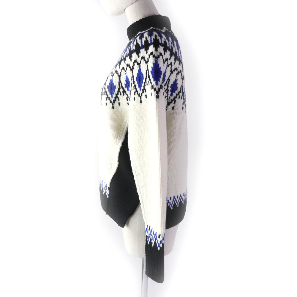 Alexander McQueen knit 710207 wool multicolor WOOL FAIR ISLE Knit Women XS Used Authentic