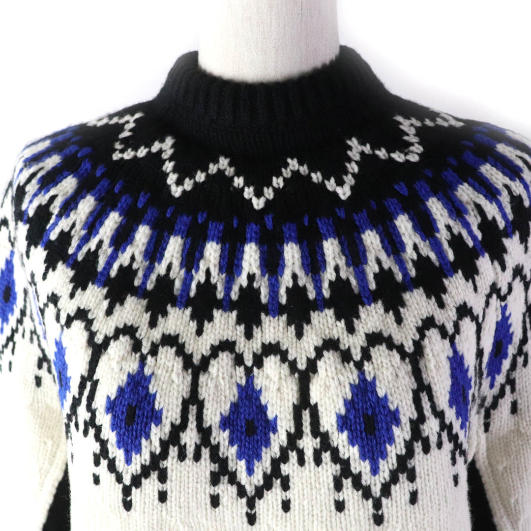 Alexander McQueen knit 710207 wool multicolor WOOL FAIR ISLE Knit Women XS Used Authentic