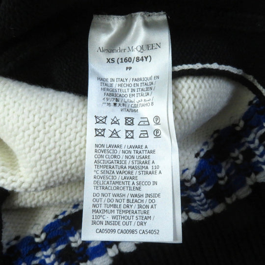Alexander McQueen knit 710207 wool multicolor WOOL FAIR ISLE Knit Women XS Used Authentic