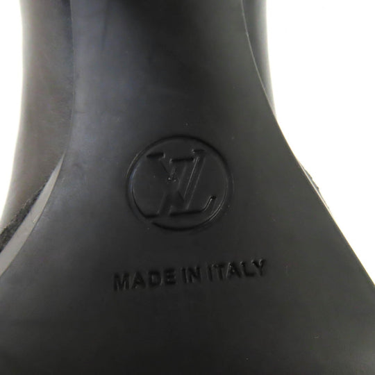 LOUIS VUITTON short boots 1AABB7 Main: Leather black Bobur Line Ankle Boots Women 38 Used Authentic