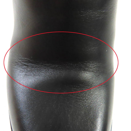 LOUIS VUITTON short boots 1AABB7 Main: Leather black Bobur Line Ankle Boots Women 38 Used Authentic